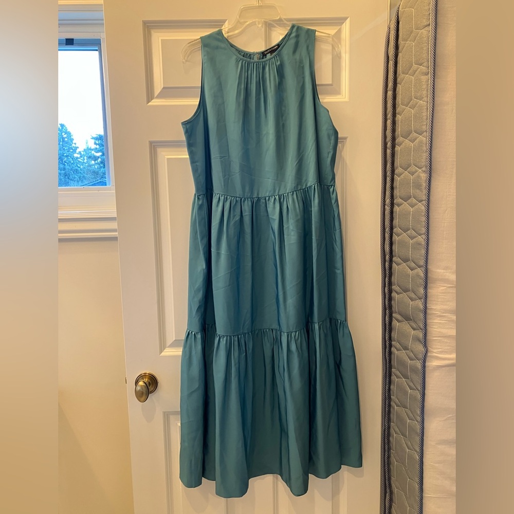Eileen Fisher Blue Sleeveless Dress